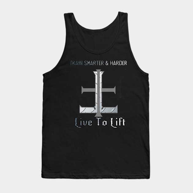 Smarter & Harder Tank Top by Live To Lift